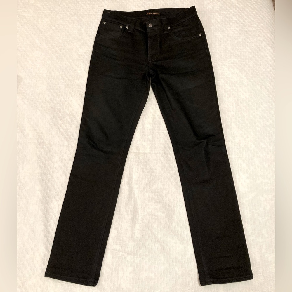 Nudie Jeans Black Grim Tim 32x32